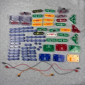 Elenco Snap Circuits Lot of 63 pcs Parts Pieces STEM Electronic Projects